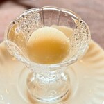 プティレストラン グーテ - 洋梨のソルベ