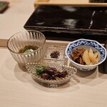 鮨 こう介 - 前菜・ガリ