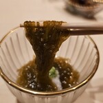 鮨 こう介 - 糸もずくの酢の物