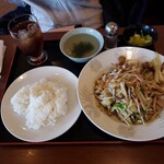 大番 - 肉入り野菜炒めランチ(ご飯少なめ)850円です～！