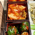 焼肉あがり - キムチ盛り合わせ