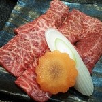 焼肉　樹々 - 常陸牛カルビ