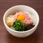 ねぎトロとろろ小丼