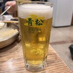 Chonsoru - 生ビール中660円