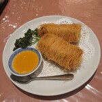 獅門酒楼 - 海老とマンゴーのサクサク変わり揚げ①