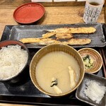 Shimpachi Shokudou - サーモンハラス干し定食 990円