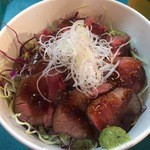 東北わくわくマルシェ - ステーキ丼