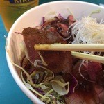 東北わくわくマルシェ - 肉とご飯のバランスがおかしい事に・・・肉多過ぎ＾＾；