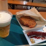 東北わくわくマルシェ - カジキメンチとタンのソーセージ