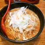 花田 - 辛味噌つけ麺（野菜増量）