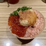 本町製麺所 本店 - いくら温玉天定食（冷）