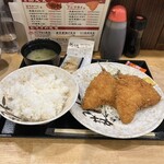 Taishuushokudou Kaburaya - R6.3  アジフライ定食