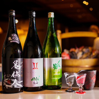 We have collected famous sake from all over the country!
