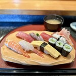 238756307 - にぎり鮨ランチ…¥1,300円(税込)