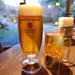 洋食 つばき - プレモル生と桂花烏龍茶(ホット)