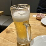 酒蕎庵 海田 - 0次会、ビール
