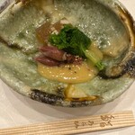 Sushi Urayama - 河豚の煮凝り　ホタルイカ　菜の花