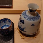 くろ﨑 - 宮城 小僧山水 純米酒（ぬる燗・半合）