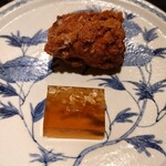 くろ﨑 - 虎河豚の唐揚げと煮凝り