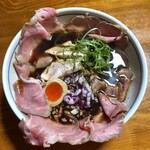 虎一番 - 中華そば+チャーシュー+タマネギTP