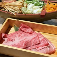 黄金出汁しゃぶと江戸前寿司 肉のあさつ 梅田お初天神店 - 