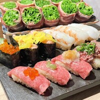 黄金出汁しゃぶと江戸前寿司 肉のあさつ 梅田お初天神店 - 