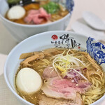 中華蕎麦 時雨 テラスモール湘南店 - 塩蕎麦+味玉