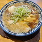 麺屋 八海山 - 味玉入煮干しそば