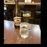 奈良 - 瓶ビール　芋焼酎お湯割　　byまみこまみこ
