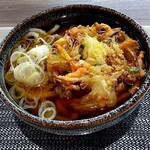 COPAL - 「かき揚げうどん」着丼＼(^o^)／　かき揚げは揚げ立て熱々❗