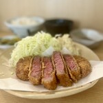 とんかつ野崎 - 牛ヒレカツレツ定食