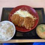 Katsuya - ロース・メンチカツ定食