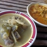 レストラン ふぁぶ - グリーンカレーとイエローカレー