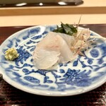 青空 - 鮃のお造り　噛む程に旨味