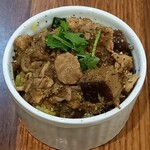 チーズケーキと彩りカレー Luna piena - 完売したガパオライスの余りをお裾分けで頂く。すみません。