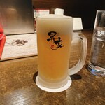 昇家 正々堂 - ビールはよく冷えていて美味しい！