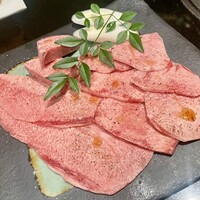 焼肉 喰心 - タン 3種盛り合わせ（5500円）