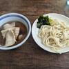 Yoko Dunau Don - わたしの「肉汁つけうどん」（￥600-税込）です。若芽と刻み葱が添えられてます。