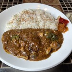 カレー専門店 円山教授 - しびれ鶏カレー(辛さ3しびれ4 ¥1,280)