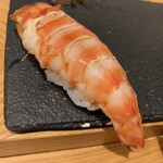 鮨 うえ岡 - 車海老の茹でたのは初　甘味を感じる