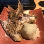 Kinkidaigaku Suisan Kenkyuusho - 鯛の焼きかまのアップ
