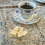 Dainingu Kafe San Yu - 日替わり御膳(\1,000)　ポポーの寄せ、コーヒー