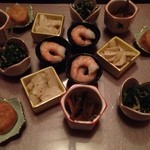 八寸庵 花子 - 先付け5品(3名分)