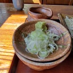茅ヶ崎 そば処 榮家 - シャキシャキネギにピリ辛わさび