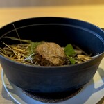 RISTORANTE IL NODO - 北海道蝦夷豚ヒレ肉・畑の稲藁・麦藁