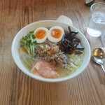 ホット・エアー・コーポレーション - 肉しょうがラーメンしお味玉子付き