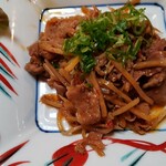 芸州 - 牛肉とごぼうのきんぴら風