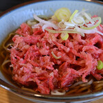 Fuku soba - 天ぷらそば(紅しょうが)＠税込610円