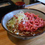 Fuku soba - 天ぷらそば(紅しょうが)＠税込610円