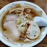 Marumi Sanraizu Shokudou - 一番人気「あっさりラーメン」 630円